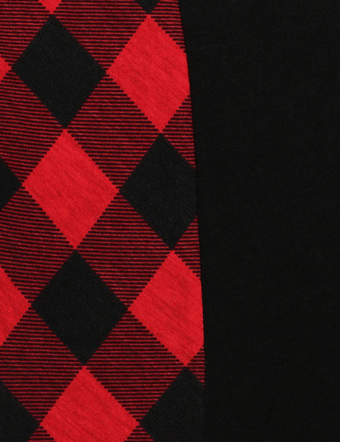 Marbetia Cotton Polyester No-Button Women Blouses Short Sleeve Plaid Print Loose Raglan Street Wear Chiffon Dress XX-Large Black Oversize