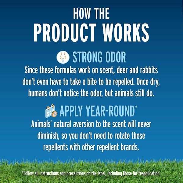 LIQUID FENCE DEER AND RABBIT REPELLENT READY-TO-USE 1 GALLON, APPLY YEAR-ROUND, 2 PACK