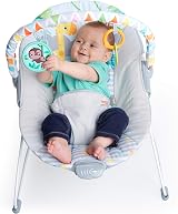 Bright Starts Safari Fun Vibrating Bouncer with Toy Bar view 9