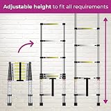 Neo Extendable Portable Foldable Telescopic Ladder EN131 4.6M Steel view 5