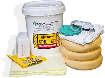 Amazon Com Enpac 1305 Bat Battery Acid Spill Kit 5 Gal Pail Automotive