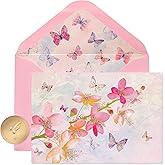 Papyrus Blank Cards with Envelopes, Blossoms (12-Count)