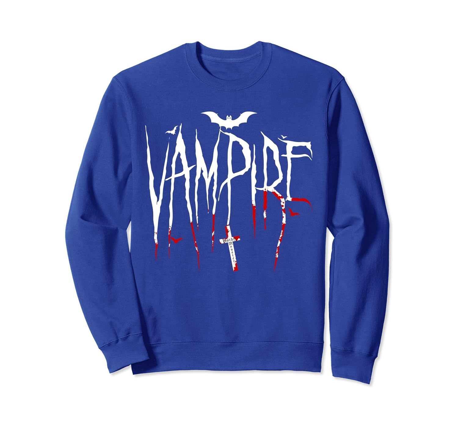 Vampire Bats Gothic Halloween Sweatshirt-ANZ