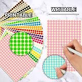 JANYUN 4160pcs 8mm Sticky Dots 16 Neon Colors Circle Labels Self Adhesive view 3