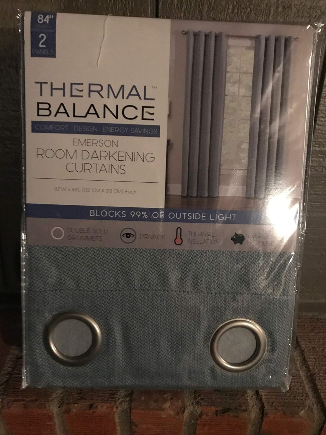 Amazon Com Thermal Balance Room Darkening Curtains Blocks 99 Of