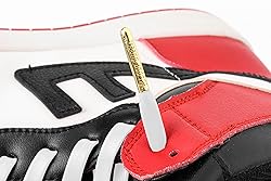 Loop King Laces - Premium White Flat Leather Shoe