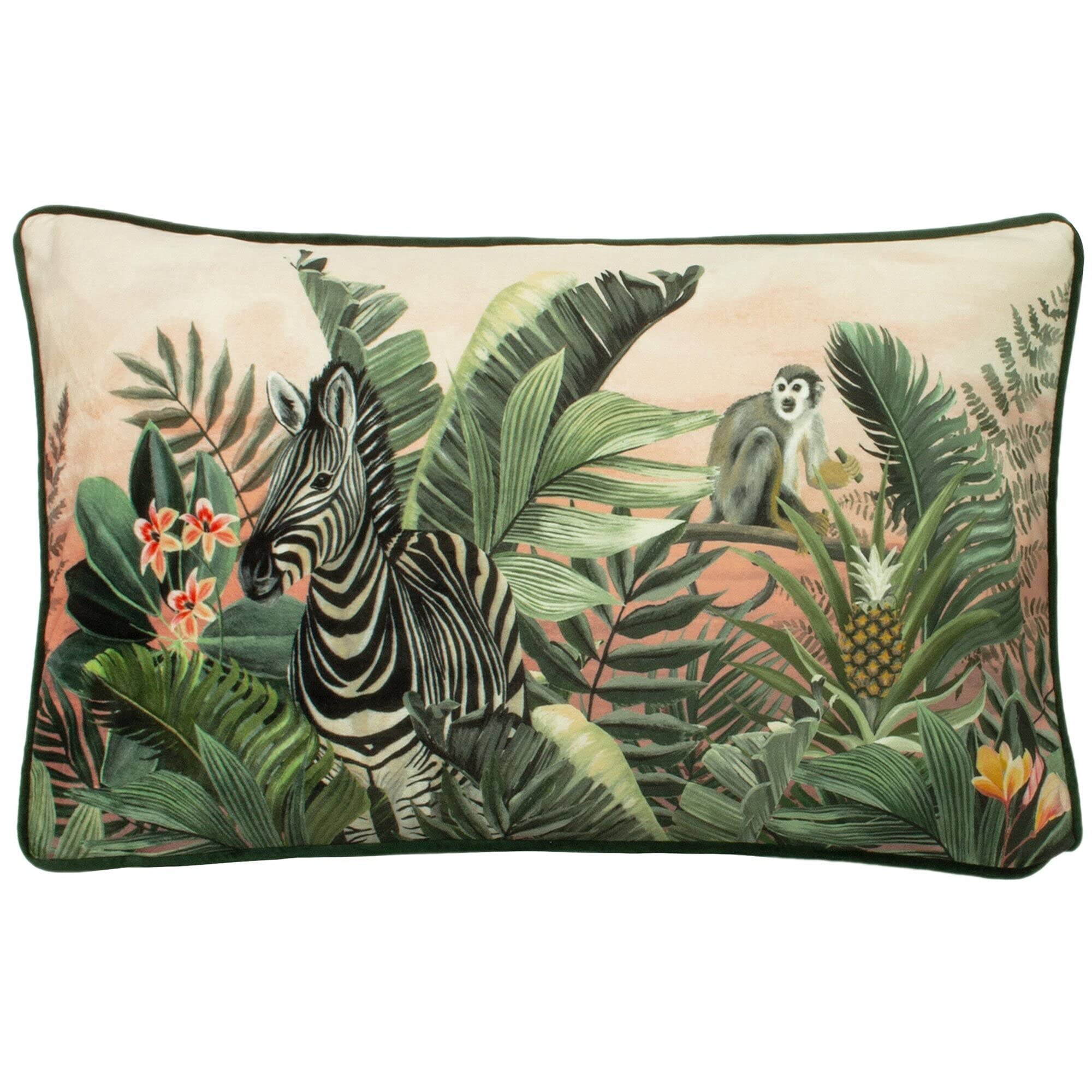 Evans Lichfield Manyara Cushion Cover, Zebra, 30 x 50cm