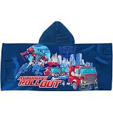 Northwest Transformers Autobots Roll Out Youth Hooded Bath, Pool or Beach Towel, Swim Poncho, Absorbent Quick-Dry Beach Cover-Up, for Boys &amp; Girls, 22 x 51 inches