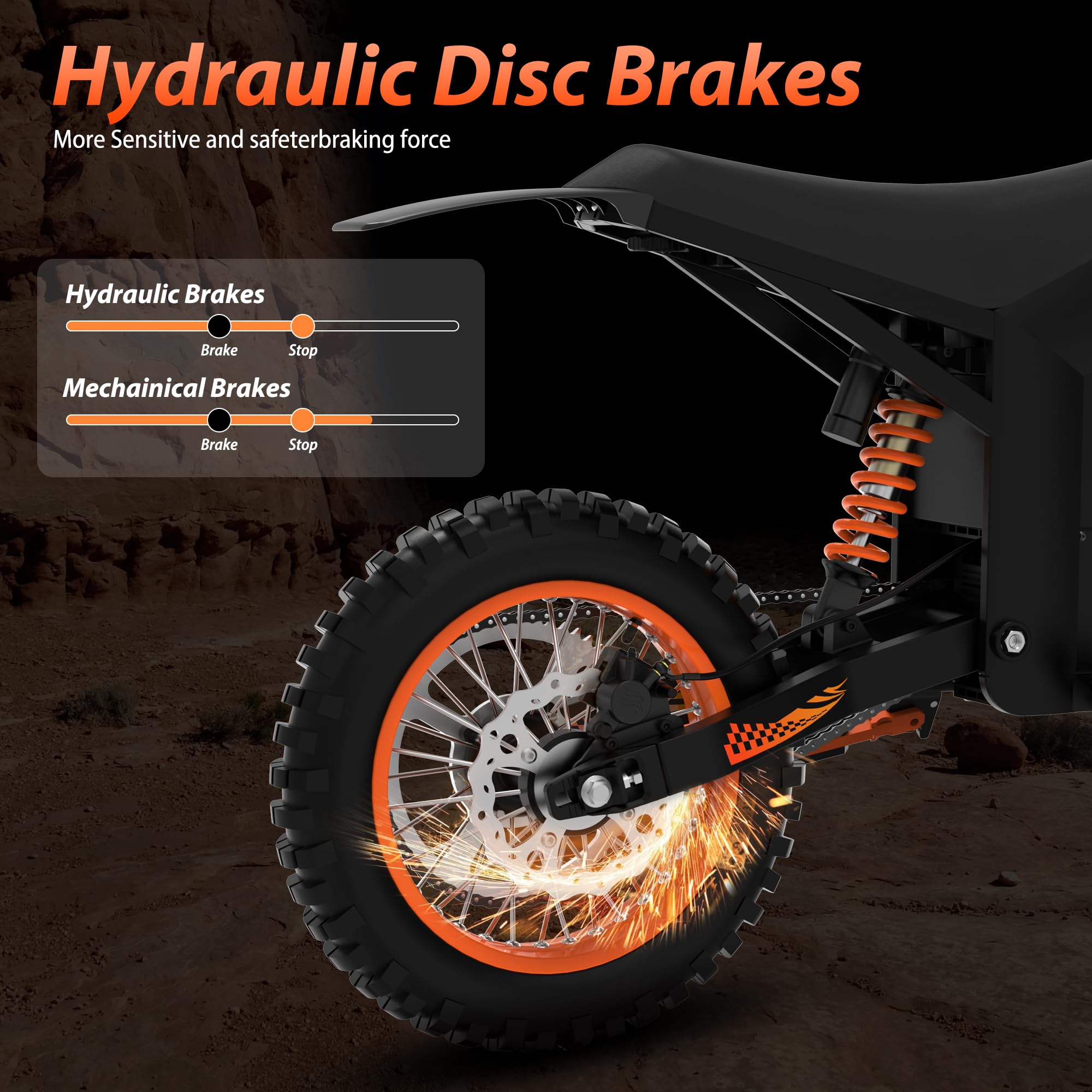 Tuttio Soleil01 Electric-Dirt-Bike for Teens Adults, 14