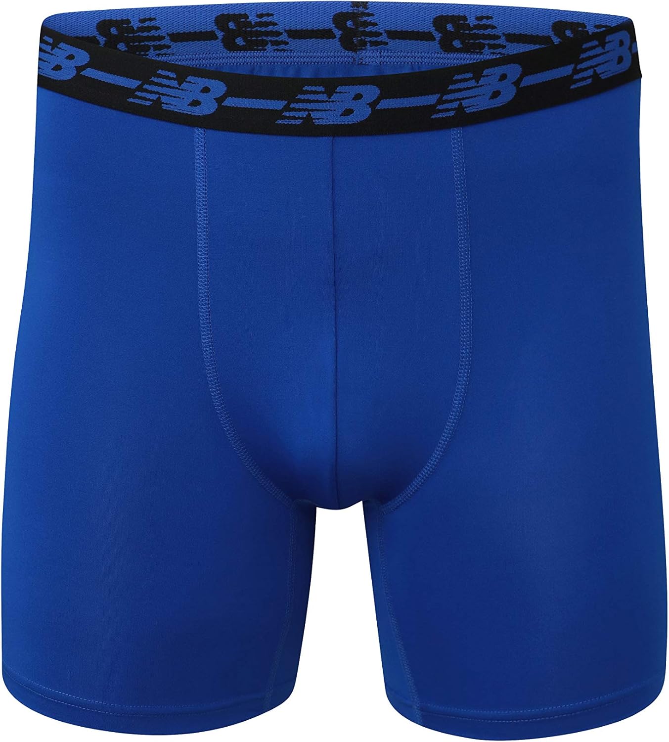 New Balance Men's Performance 5" No Fly Boxer Brief, 4-Pack: Clothing