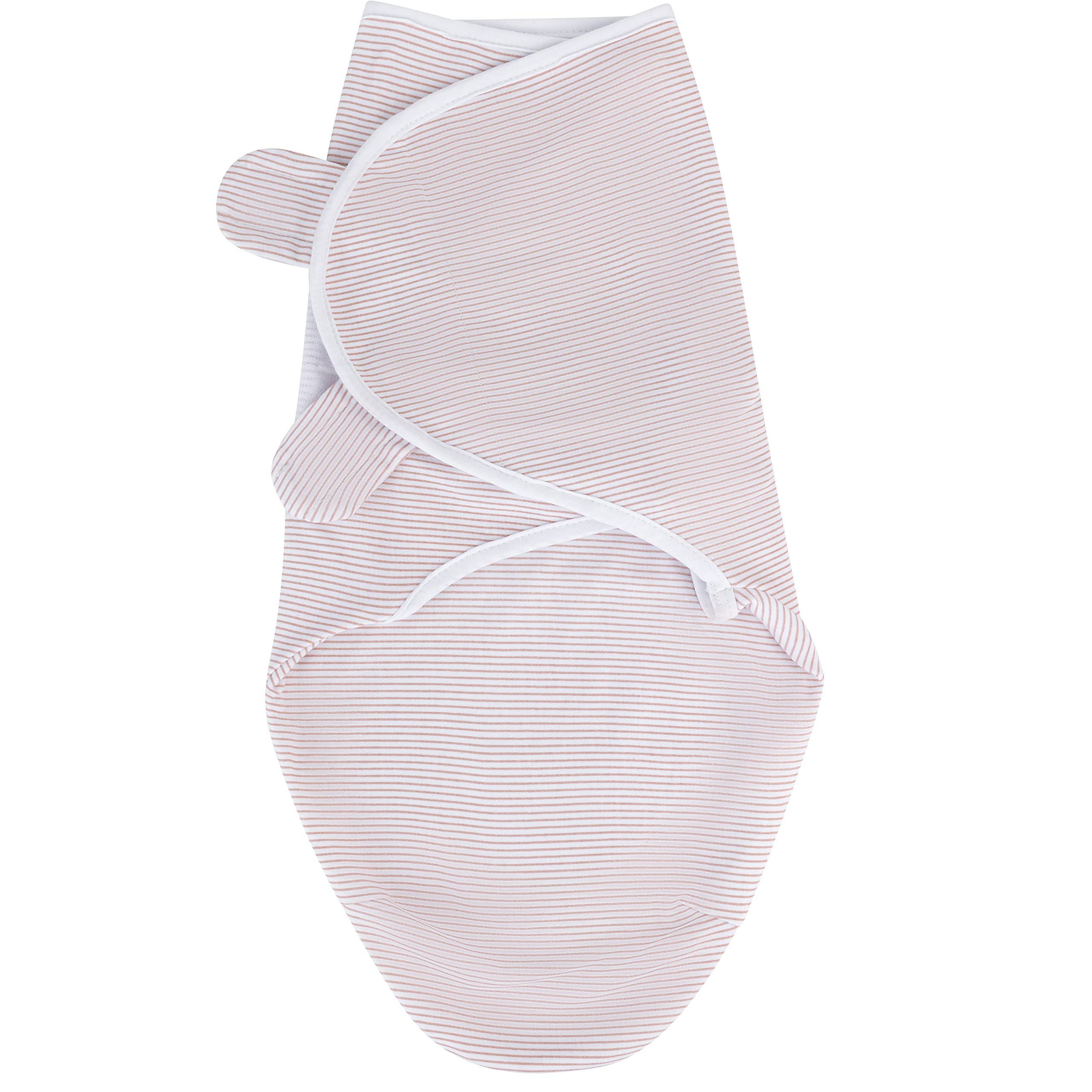 Ely's & Co. Adjustable Swaddles for Newborn, Baby Swaddles 0-3 Months, Velcro Swaddle Sack for Baby Girl, 100% Cotton, 2 Pack (Pink Tulip)