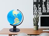 EXERZ World Globe 25cm Educational Political Map Swivel Desk Globe view 7