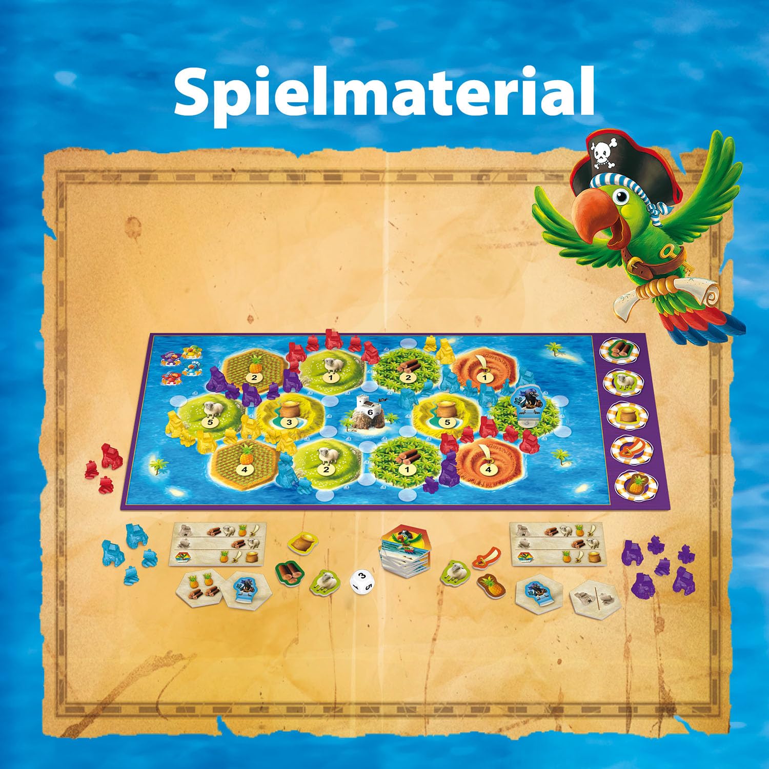 KOSMOS 697495 Catan Junior, Brettspiel für Kinder ab 6 Jahre, Kinderspiel-Variante von Siedler von Catan, Familienspiel für 2-4 Personen ab 6 Jahren 3