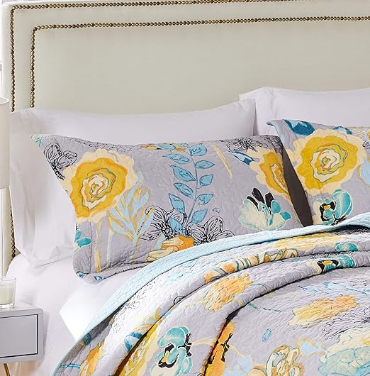 Amazon Com Greenland Home Watercolor Dream 100 Cotton Quilted