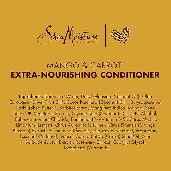 SHEAMOISTURE KIDS CONDITIONER FOR KIDS HAIR MANGO AND CARROT SULFATE FREE CONDITIONER 7.7 OZ