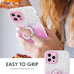 Hython Case for iPhone 12 Pro Max Case with Ring