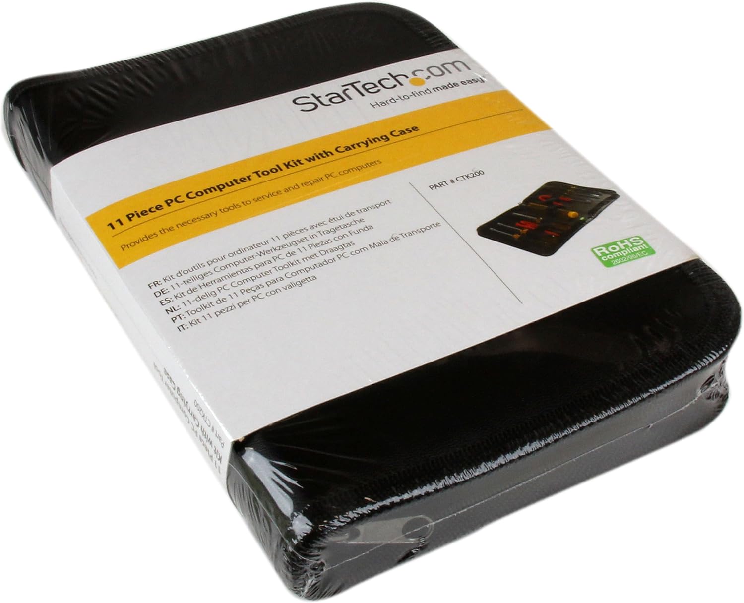 StarTech Cell Phone Repair Kit - with Case - Multipurpose - Computer Tool Kit - Electronics Kit - PC Tool Kit (CTKRPR): Computers & Accessories