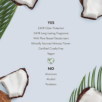 Buy Love Beauty And Planet Deodorant Water And Mimosa Flower Coconut 2 95 Oz Pack Of 4 Online In Indonesia B084pm4nf9