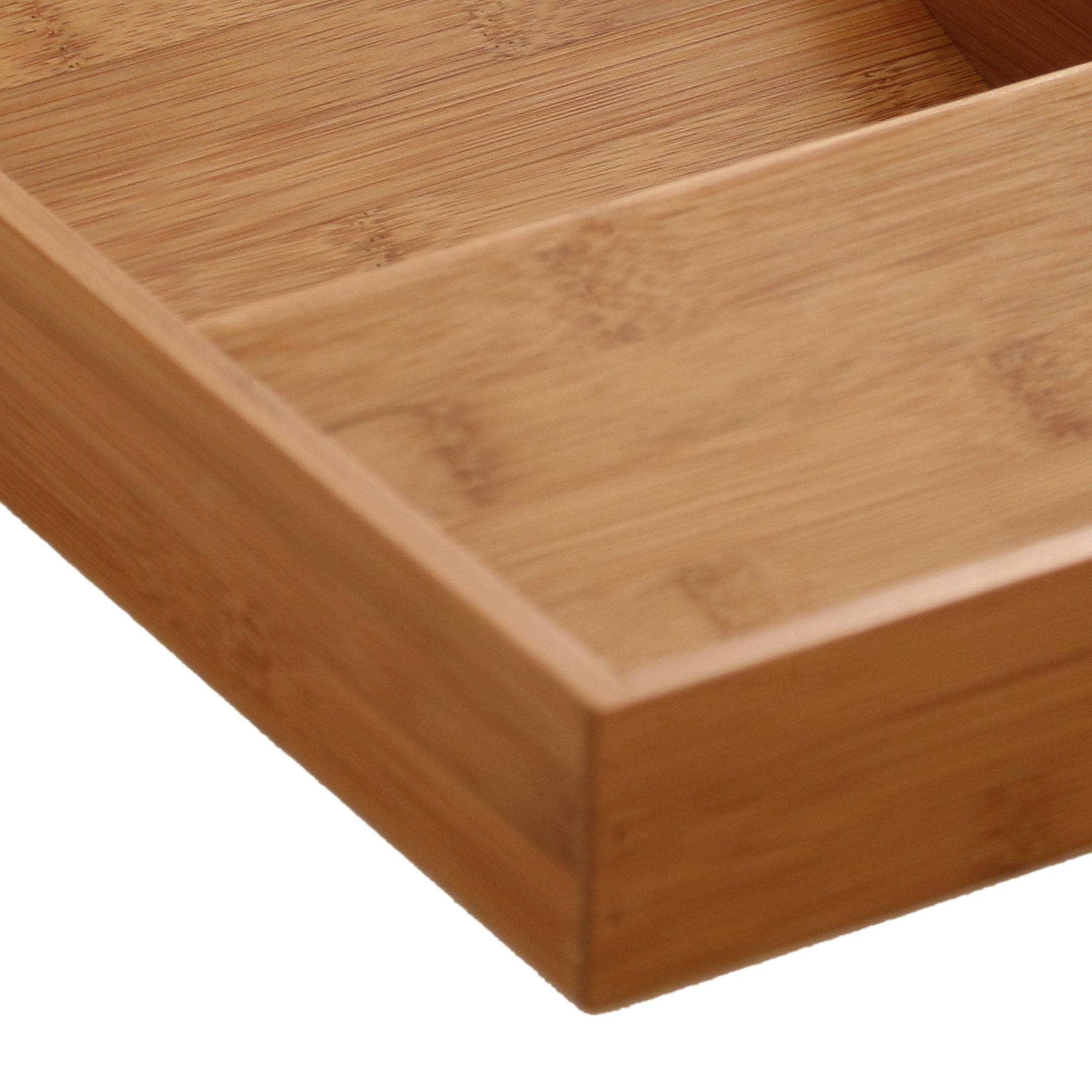 Seville Classics 3Tier Bamboo Spice Rack Drawer Tray Organizer