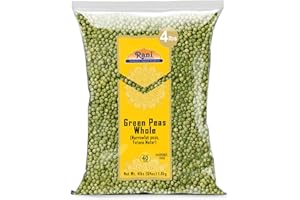 RANI BRAND AUTHENTIC INDIAN PRODUCTS Rani Green Peas Whole, Dried (Marrowfat Peas, Vatana, Matar) 64oz (4lbs) 1.81kg Bulk ~ Used to make Mushy Peas | All Natural | Vegan | Gluten Friendly | Kosher | Product of USA