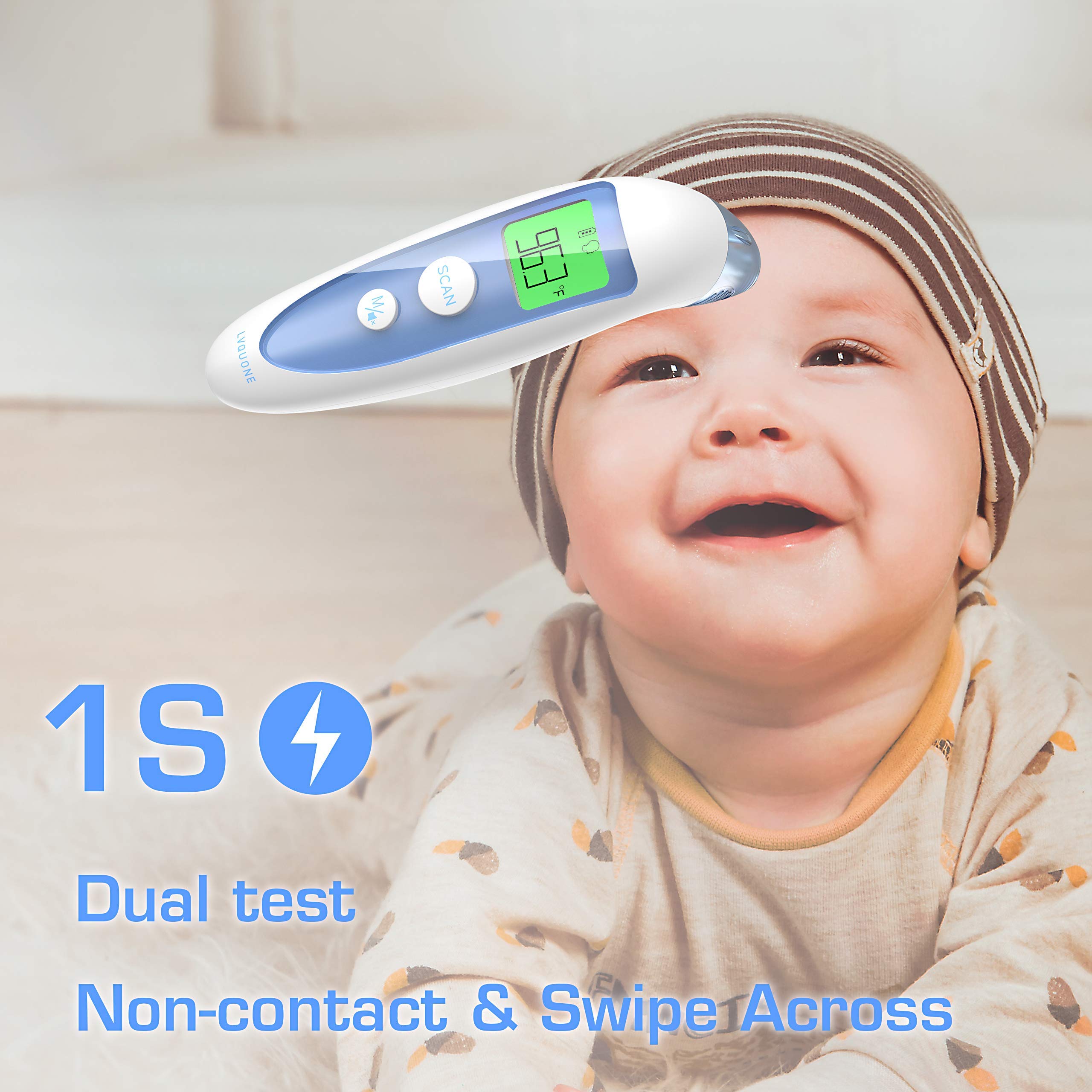 Upgraded Forehead Thermometers for Fever with 35 Data Recall 1S Fast