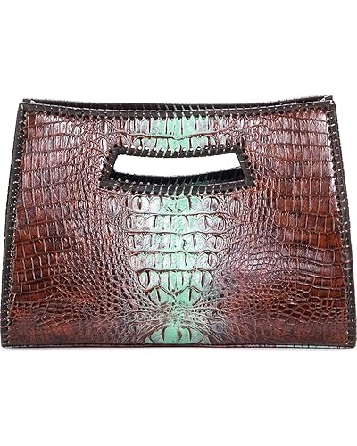 croc print purse