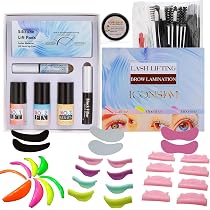 Amazon.com: Black Lash Lift Kit Cat Eye Look L Curl Katya Vinog ...