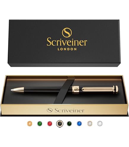 Amazon.com : Cerruti 1881 NST0594 Ballpoint Pen Heritage Black