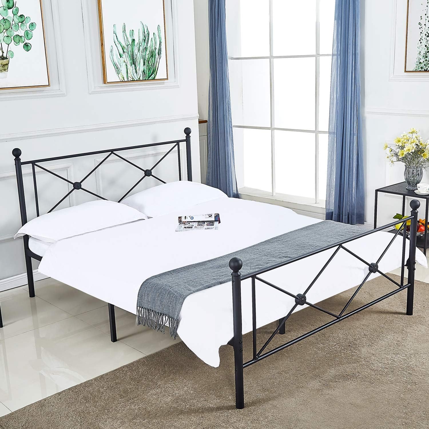 Best metal headboard queen rustic