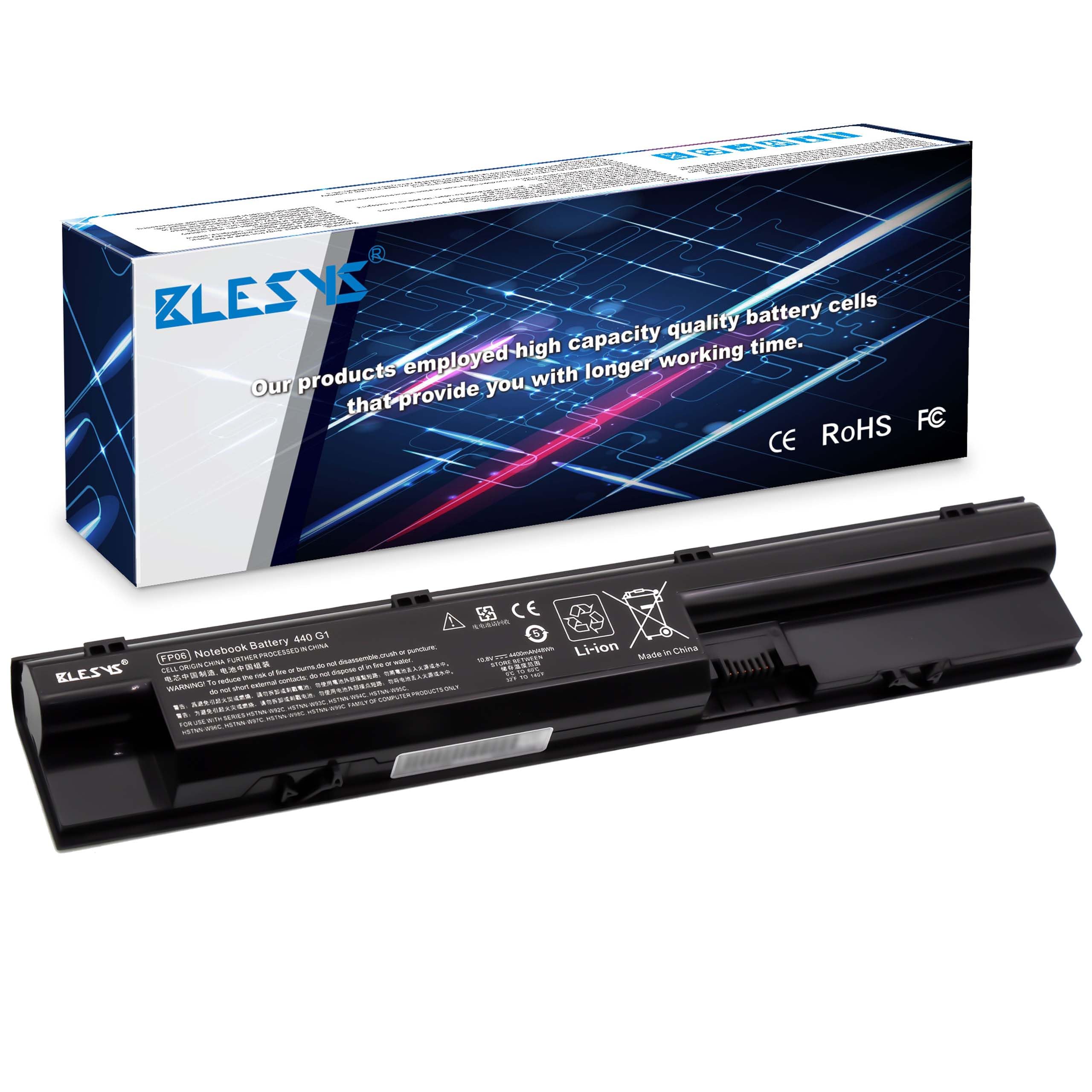 BLESYS FP06 708457-001 Battery for HP ProBook 450 G1 470 G2 440 G0 440 G1 445 G0 445 G1 450 G0 455 G0 455 G1 470 G0 470 G1 Laptop 10.8V 48Wh 4400mAh