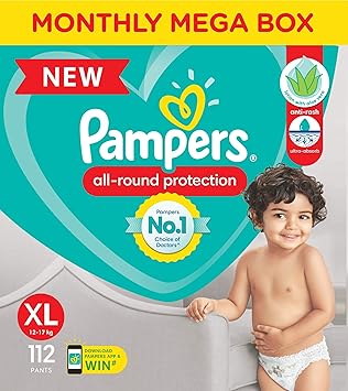 pampers diapers xl 112