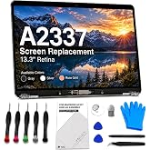 A2337 Screen Replacement for MacBook Air 13 inch M1 2020 Display-Rose Gold | Model:EMC 3598, MGN63, MGN73, MGN93, MGNA3, MGND3, MGNE3，Full LCD, Display Assembly，2560x1600，Fix Kit，Installation Guide