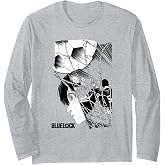 Blue Lock Yoichi Isagi Feeling The Goal Big Chest Portrait Long Sleeve T-Shirt