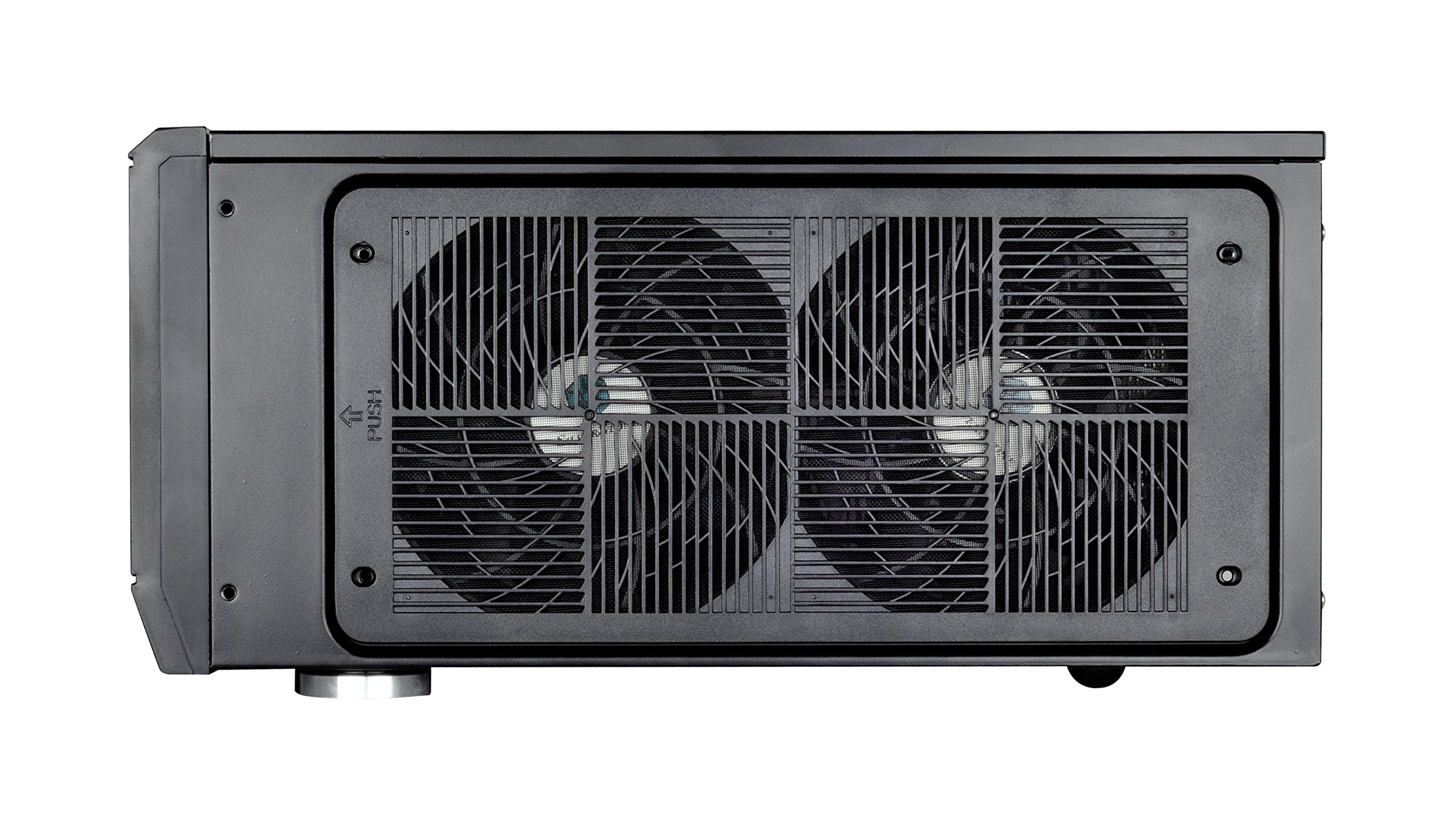 SilverStone Technology Home Theater Computer Case (HTPC)with lockable front panel for ATX / Micro-ATX Motherboards GD10B