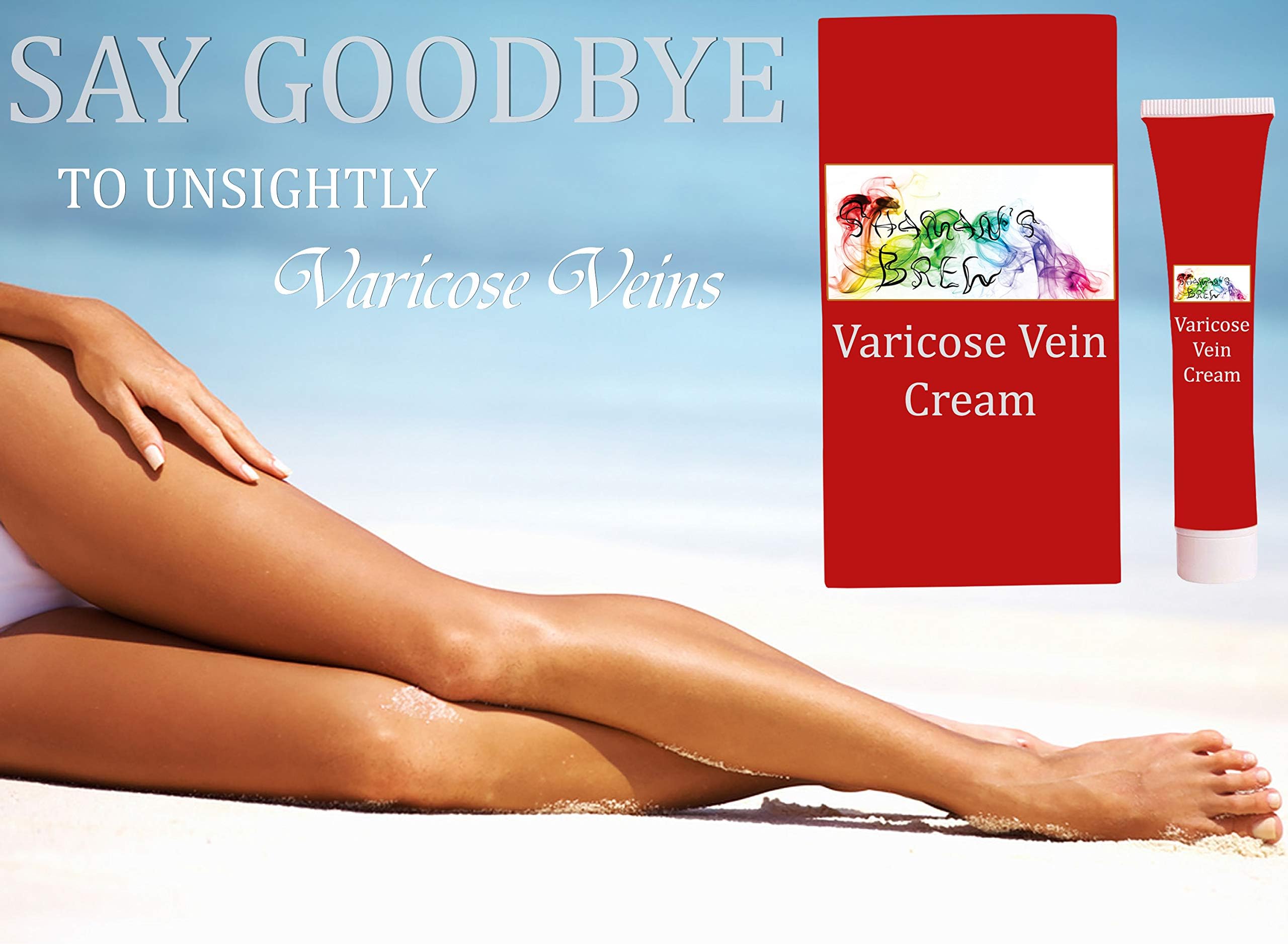 Varicose Vein Cream | Improve The Appearance of Varicose & Spider Veins | Get The Legs of Your Youth Back | Herbal Formula w/Dragon's Blood