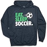 ChalkTalkSPORTS Soccer Standard Sweatshirt | Eat Sleep Soccer Youth and Adults Sizes