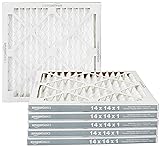Amazon Basics 14x14x1 Air Filter 6 Pack, MERV 11 AC