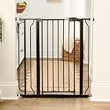 Regalo Easy Step Walk Thru Baby Safety Gate with Extension Kit Black view 10