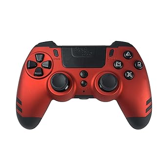 Wireless Controller Metaltech Rot Ps4 Ps3 Pc Kabellos 4x Paddle Amazon De Games