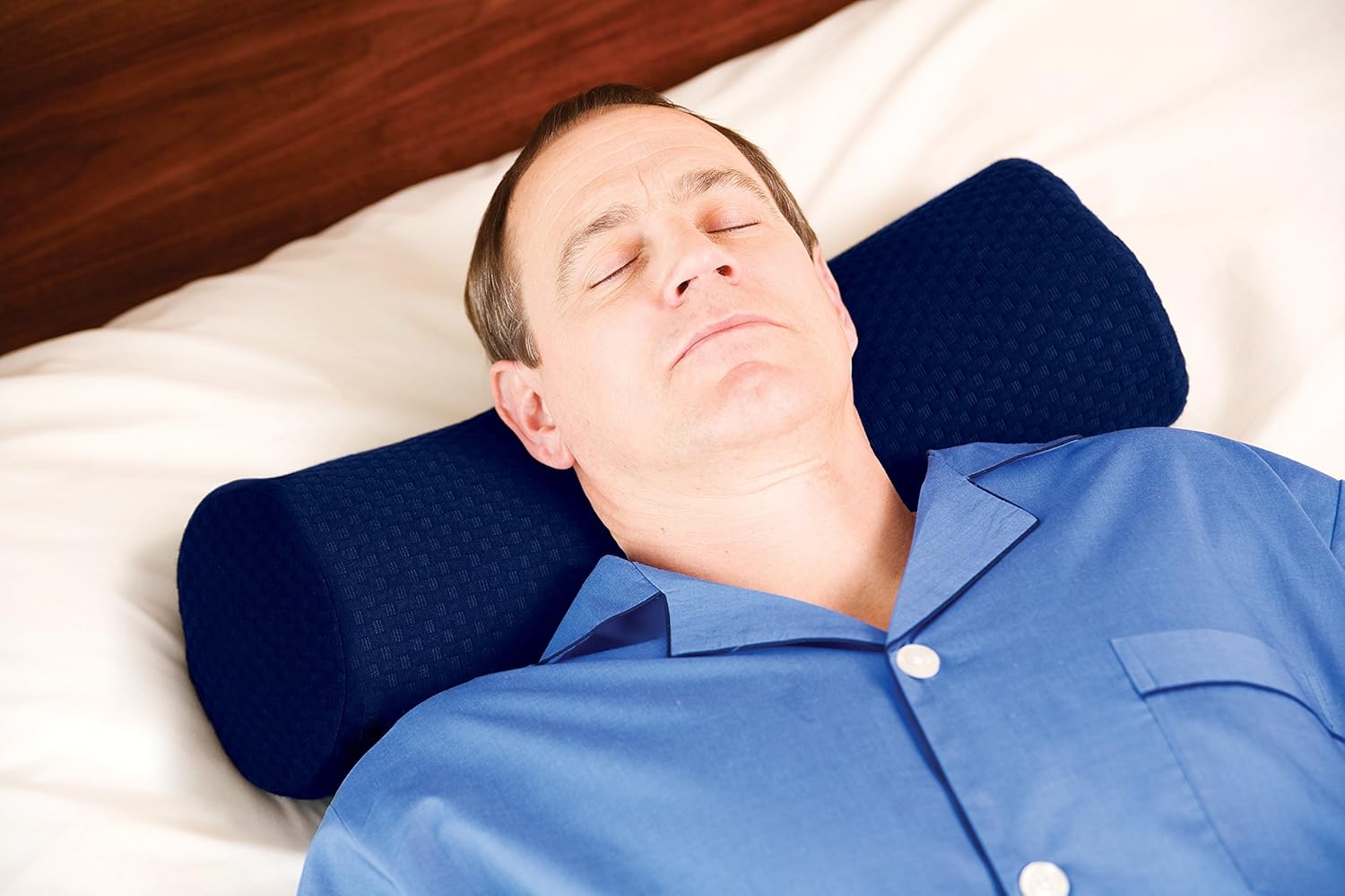 Carex Lumbar Roll Lower Back Support Pillow - Chair Seat Posture Corrector - Relieve Spine and Neck Pain with McKenzie Method, Use in Bed During Sleep, Car While Driving and Working at Office Desk: Health & Personal Care