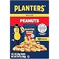 Planters Salted Peanuts 10 ct Box, 1 oz Packs, Pack of 6
