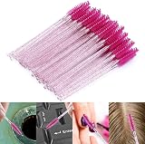 Tbestmax 500 Disposable Mascara Wands Eyelash Brush Spoolies Colorful view 5