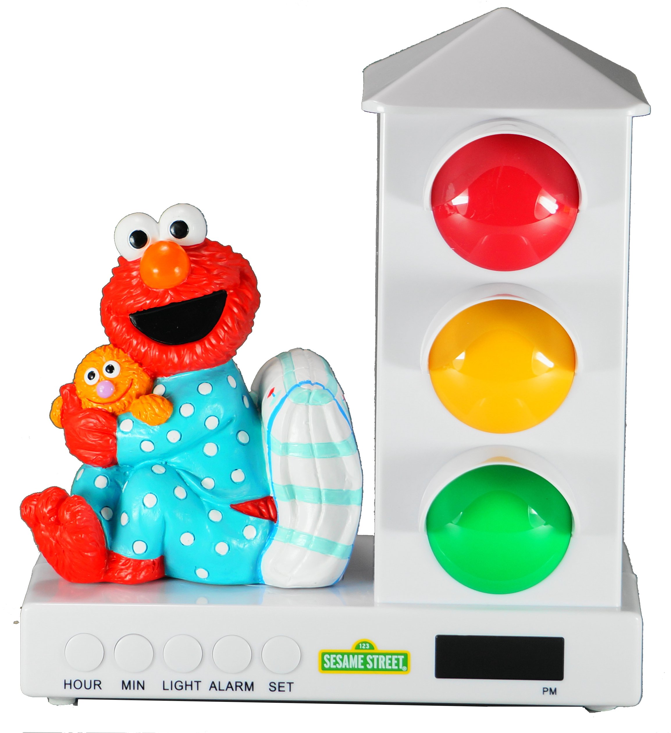 It's About Time Stoplight Sleep Enhancing Alarm Clock for Kids, Elmo's