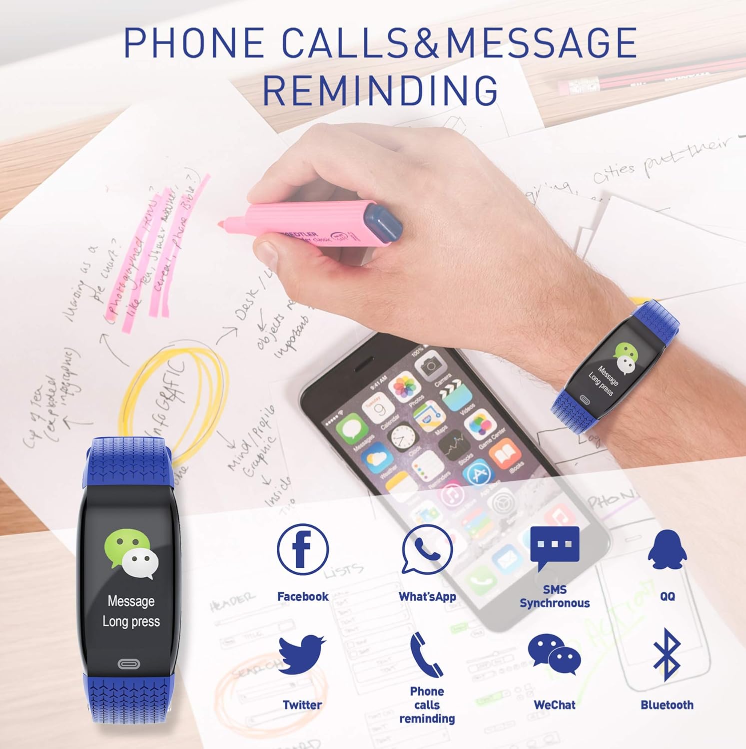 smartwatch cardiofrequenzimetro e pressione arteriosa