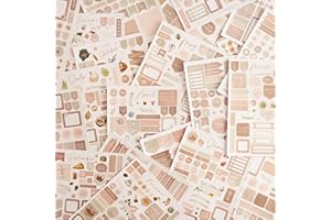 ZICOTO Aesthetic Planner Stickers for Fun Planning - 1220+ Monthly Boho Designs for Your Calendar or Scrapbook - The Perfect Sticker Accessories to Enhance Your Daily Bullet Journaling