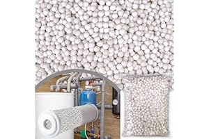 1.5 Lbs 7-8mm Refill Condensate Neutralizer,Condensate Neutralizer,Pellets Calcite Water Heater Media Filter,Acidic Water Inc