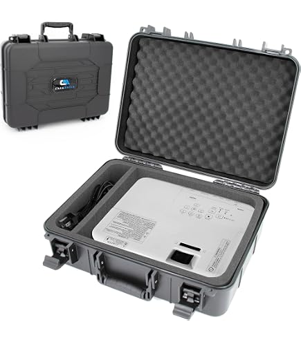 Amazon.com : CASEMATIX Projector Travel Case Compatible with