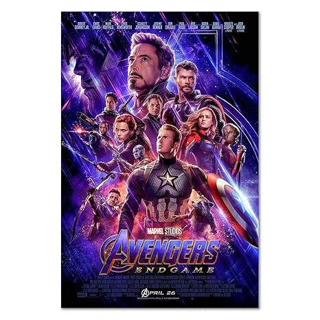 Printing Pira Avengers Endgame Poster Official Art 2019 Marvel Movie 13x19