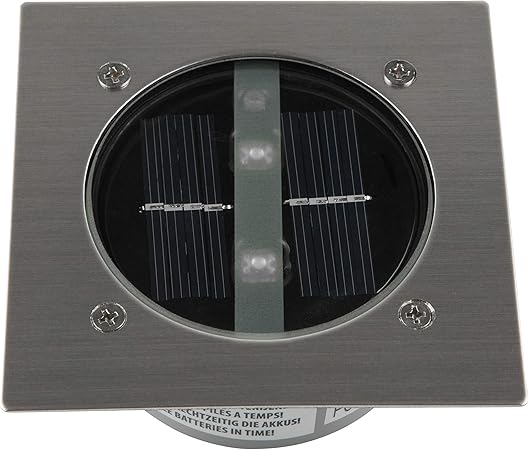 Amazon Com Solar Ground Spot 2 Led Square Garden Outdoor