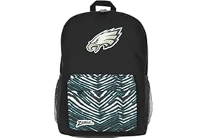 FOCO X ZUBAZ NFL Collab Zebra Printed Backpack, Philadelphia Eagles